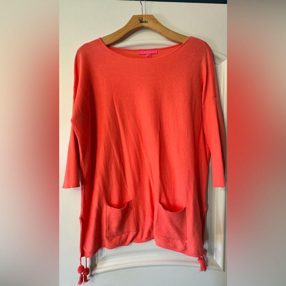 Lilly Pulitzer Tunic with 3/4 Sleeves and Relaxed Fit